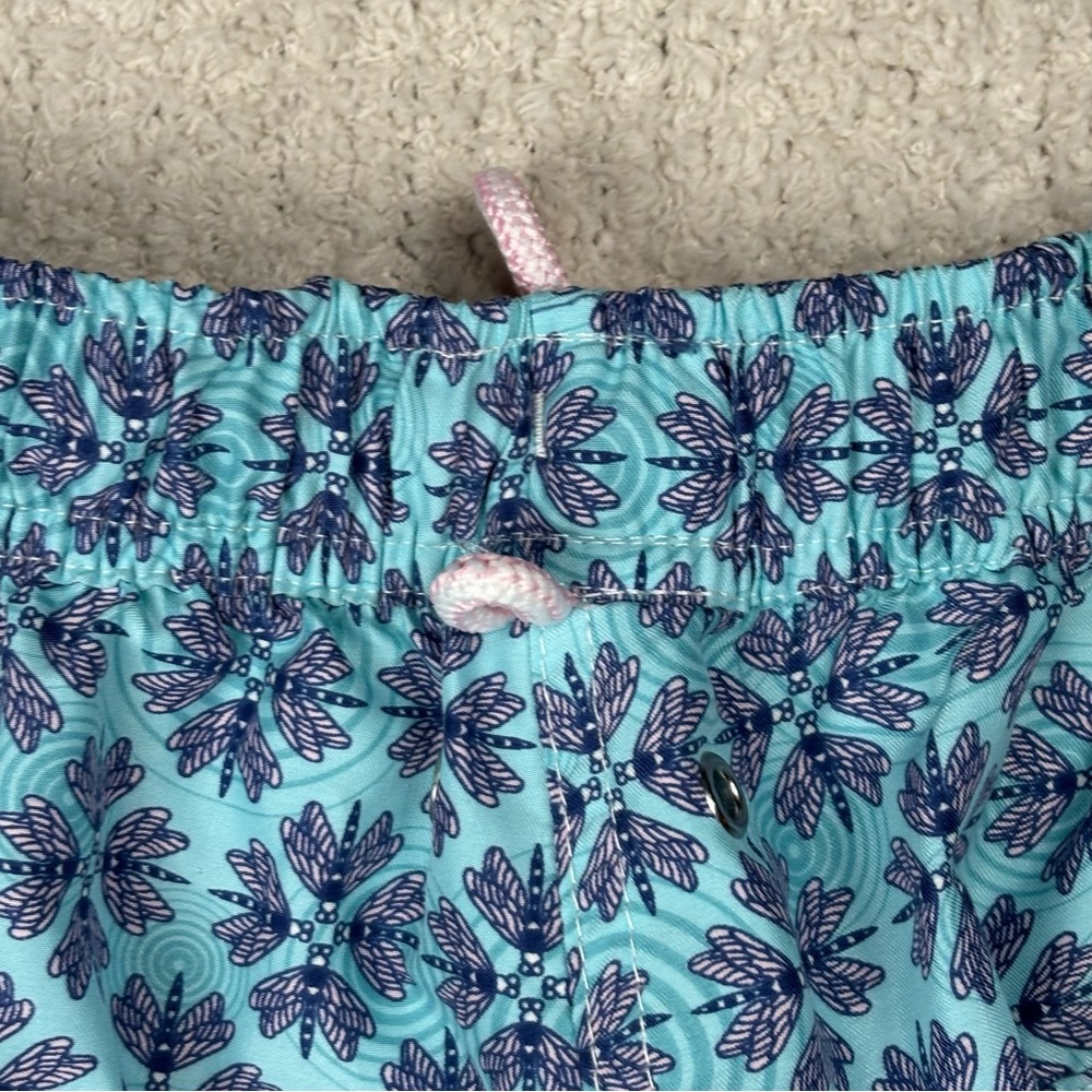 Peter Millar Swim‎ Trunks Mens Small Blue Seaside Collection Dragon Fly Print - Picture 7 of 14